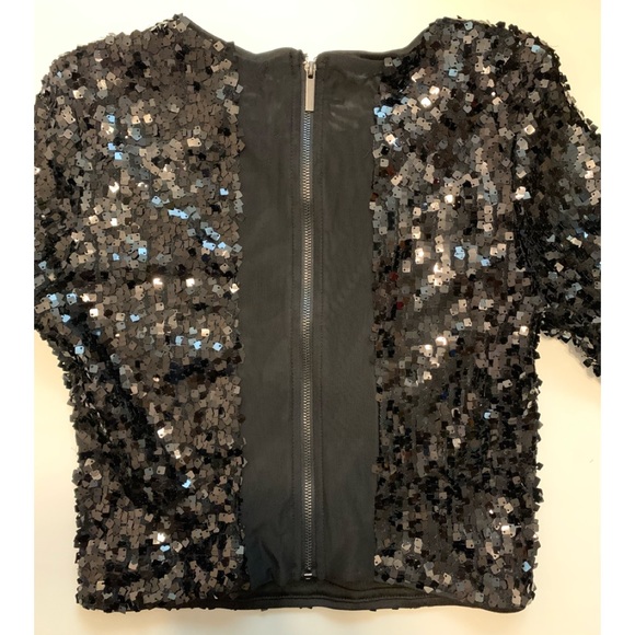 LAST CHANCE - Dynamite Sequence Crop Top - Picture 4 of 12